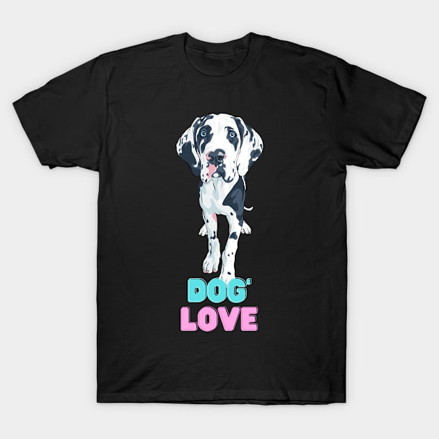 Love dogs T-Shirt by MeKong